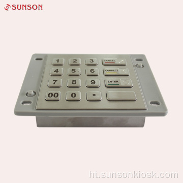 Braille chiffres PIN pad